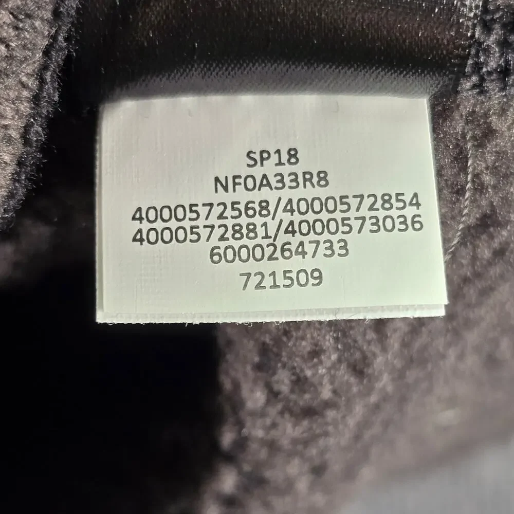 The North Face Gordon Lyons Vest Mens Medium Charcoal Gray Full Zip Fleece